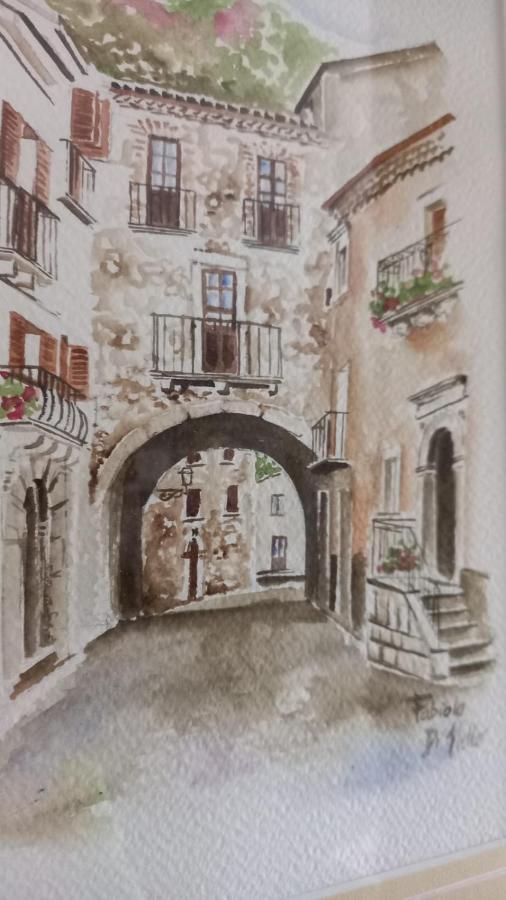 Alloggi Piazza Umberto Primo Pacentro Dış mekan fotoğraf